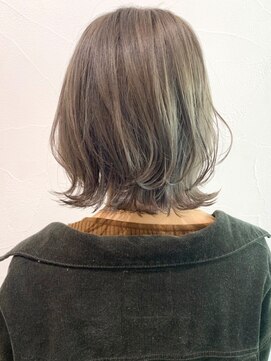 アイティーバイアルバム 八王子店(IT by ALBUM) ミントベージュ_マロンベージュAラインボブ_ba311731