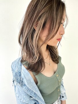 トルネード(TORNADO) 外国人風ハイライト インナーカラー フェイスフレーミングt93