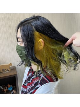 トムキャット(TOM CAT) ネイビーブルー&ネオンイエロー