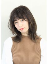 クリーム(Cream)&nbsp;レイヤーカット×オリーブグレージュ