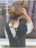 結婚式お呼ばれヘア