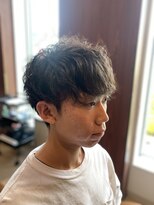 グッドマン バーバーショップ センリ(goodman barbar shop SENRI) ツーブロック×マッシュ×スパイラルパーマ