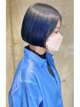 リブロ(liblo) ミニボブ × ブルーグラデーション【liblo.】