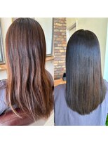 ナチュラル 鶴岡店(Natural)&nbsp;魔法のストレートケアルーガ&艶髪カラー