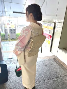 ヘアーリゾートラシックアールプラス(hair resort lachiq R+) 訪問着お着付け＆ヘアセット