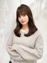 カナン 銀座(CANAAN)&nbsp;ワンカール　韓国風ヘア　ナチュラルブラウンカラー