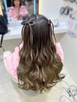 ジューシーティーティー(JUICY tt)&nbsp;リボンハーフツイン