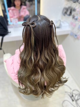 ジューシーティーティー(JUICY tt) リボンハーフツイン