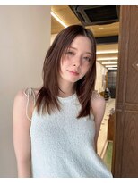 ブリンク(blink)&nbsp;レイヤーカットブラウンベージュこっくりブラウンブリーチなし