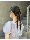 bibito ヘアセット ヘアアレンジ ツインアレンジ タイト