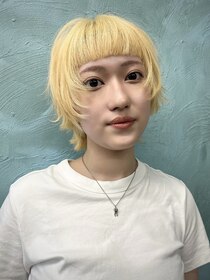 カー(KAH) 抜きっぱなしブロンド　金髪　レイヤー　ショート