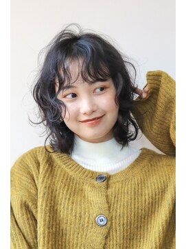 シスタ(SISTA) 黒髪スタイルボブパーマ/ウェーブパーマ【自由が丘】