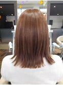 ワンレンボブ×髪質改善×ブラウン
