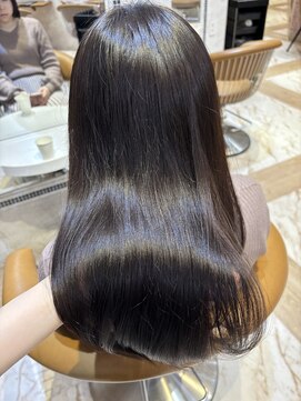 ロンドローズ 名古屋(Lond damaskRose) 顔周り ダブルカラー 名駅 ブリーチ 髪質改善 ボブ 韓国558