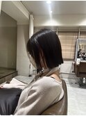 切りっぱなしボブ