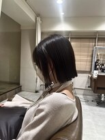 フレーム へアアンドトリートメント 天王寺北口店(FRAME)&nbsp;切りっぱなしボブ