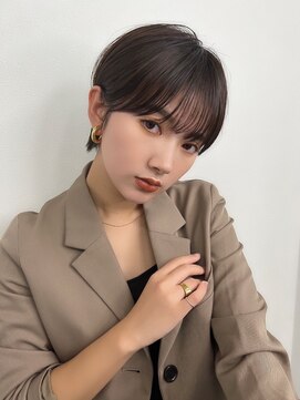 ラベル 渋谷(LAVEL) 大人ショートヘア/ハイライトカラー/イルミナカラー[渋谷]