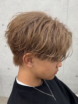 エデアンホンテン メンズサロン(EDEAN 本店 （旧：EDEAN 上通）)&nbsp;熊本メンズカラー ハイトーンカラー ミルクティー MEN'S HAIR