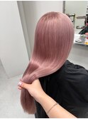 12686髪質改善ストレートラベンダーミルクティーホワイトピンク