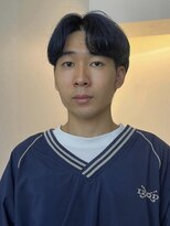 ゼスト パーク(ZEST PARK) ブルーブラック×センターパート