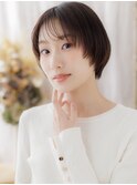 小顔シースルー前髪ショートカットレイヤーa北浦和20代30代40代