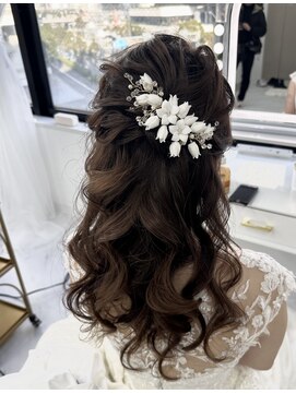 ワァームブライダル(Wa-fam Bridal) ロングヘアセット/ハーフアップ