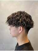 ツイストスパイラルパーマシャドウパーマ波巻きスパイラルパーマ