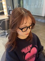 ボゥギャルソン(Beau Garcon)&nbsp;レイヤーカット/ピンクベージュ