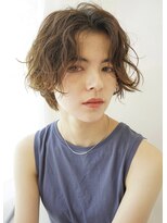 トリッカ 銀座(tricca)&nbsp;ショートパーマ/ハンサムショート/ニュアンスぱーま