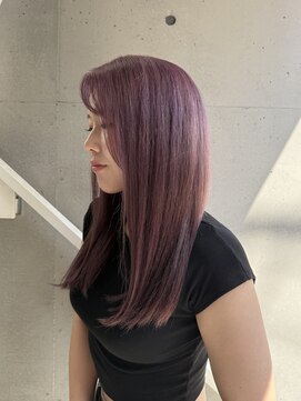 美容室カードル 新小岩店(Cadre) ブリーチカラー/ハイトーンカラー/パープルピンク/新小岩