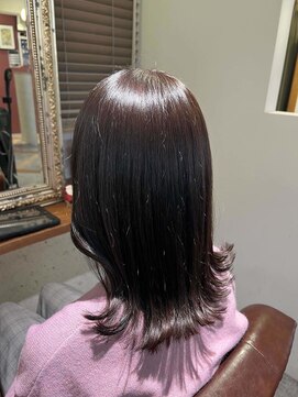 ムーン(moon) ミディアムヘア/暗めカラー/グランマッシュ/武蔵小杉