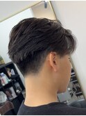 テーパーフェード センターパート