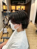 オゼル(OZEL)&nbsp;【センターパートマッシュ】抜け感×色気を纏う上品メンズカット