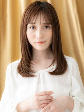 リタッチカラー美髪顔周りレイヤーロング317Z戸田公園30代40代