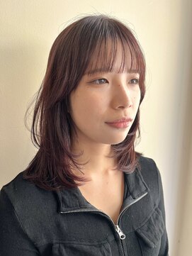 デイリリーバイアメリア 川西店(daylily by Ameria) 20代30代40代こなれミディアム似合わせレイヤーピンクグレージュ