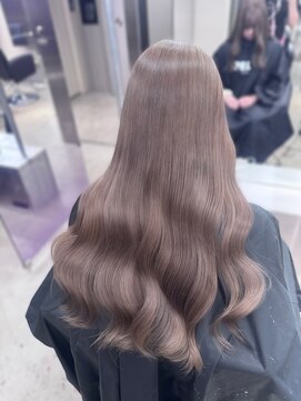 エン 栄店(enne) 大人ガーリー/ダークアッシュ/ミディアムレイヤーカット/栄