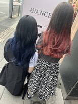 アヴァンス 難波店(AVANCE.)&nbsp;親子カラー×キキララ×ネイビー×チェリーピンク