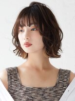 ラフィス ヘアー ラヴィ 寝屋川店(La fith hair lavie) 【La fith】ウェーブスタイル×ココアブラウン