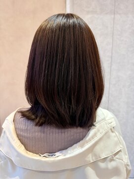 オン キャナルシティ博多前店(on) 【中里恵梨】大人レイヤーボブ/ミディアム/ナチュラル/40代