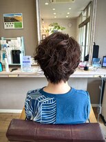 ヘアーメイクロージー 八軒店 (HAIR MAKE ROSY)&nbsp;骨格補正の大人可愛い丸みパーマボブ