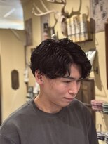 トウキョウバーバーヴァッシュ 神保町店(Tokyo Barber VASH) シャドウウェーブパーマ