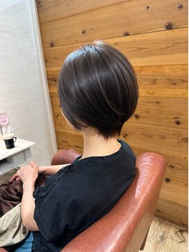 リーク(LEEK) ショート◎白髪ぼかしグレージュ