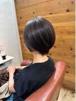 リーク(LEEK) ショート◎白髪ぼかしグレージュ
