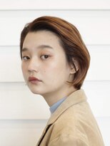 ピープス 逗子 葉山(PEEPS)&nbsp;《忙しいママさんの味方》重めショートボブ（耳掛けして変化も）