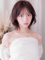 カバーヘア ブリス 戸田公園西口店(COVER HAIR bliss)&nbsp;ひし形レイヤーハッシュカットブリーチなしピンクブラウン20代a