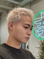 吉&nbsp;モンキーショートホワイトブロンド