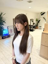 サミット アメ(SUMMIT ame.) ブリーチあり色落ちミルクティーグレージュカラー