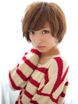 アズーア ヘアーアンドスパ(azure hair&spa) くせ毛風！揉み込むだけの簡単ショート　【横浜駅】