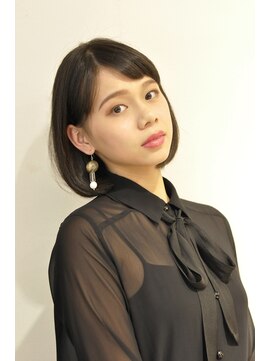 ミューズ(Meuz) ナチュラルBob×アッシュグレージュ