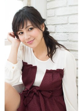 ケアシンサイバシ(CARE shinsaibashi) 簡単サイドねじりアレンジ